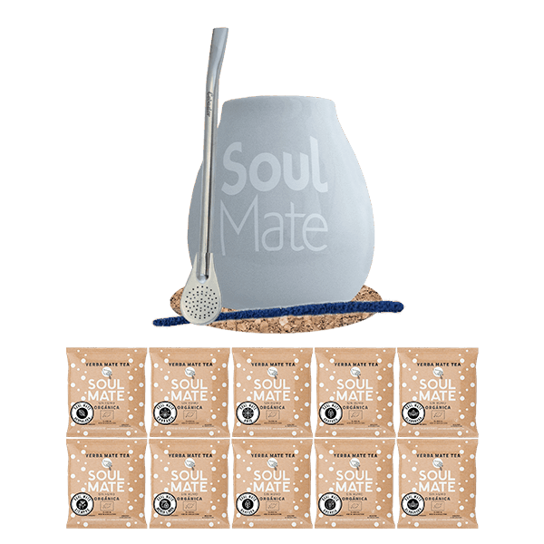 Zestaw Yerba Soul Mate 500g 10x50g Tykwa Bombilla 