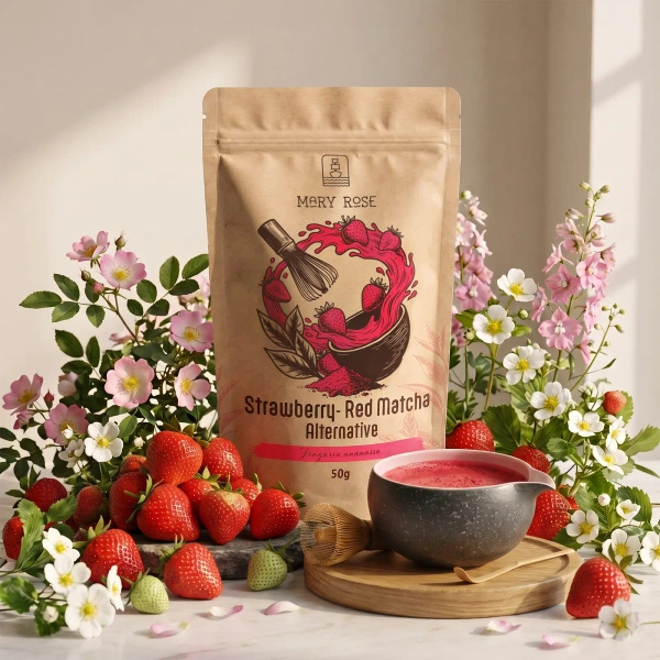 Mary Rose – Red Matcha Alternative – Truskawka (w proszku) 50 g