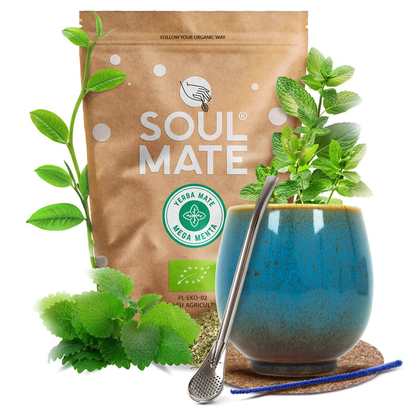 Zestaw Yerba Mate Soul Mate 500g 0,5kg Matero + Bombilla