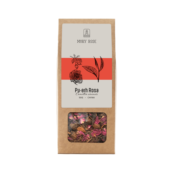 Mary Rose - Herbata Pu-erh Rosa - 50 g