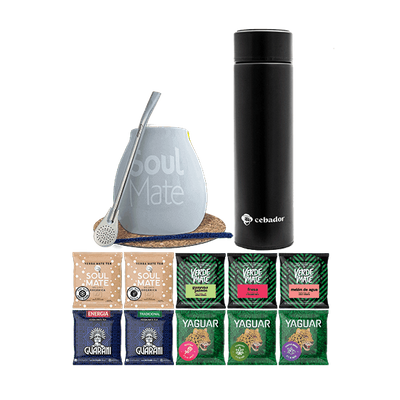 Zestaw Yerba Soul Mate 500g Tykwa 10x50g termos