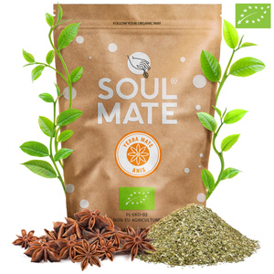 Zestaw Yerba Mate Soul Mate Organica 2x500g 1kg Tykwa + Bombilla