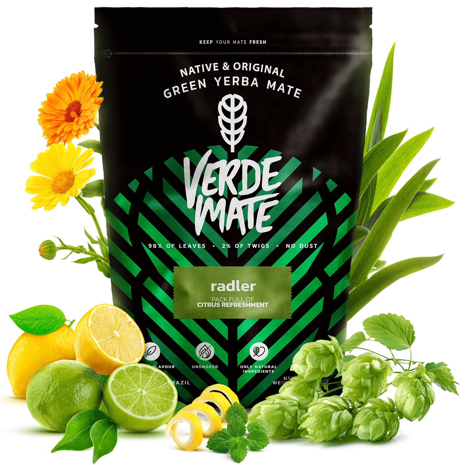 Verde Mate Green Radler - Zbliżenie