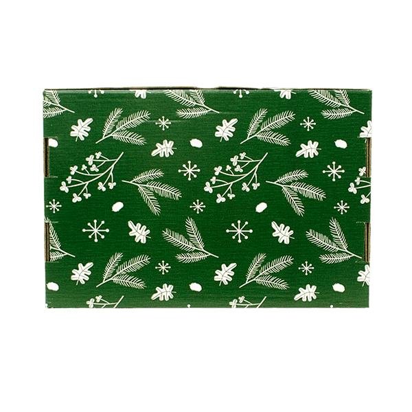 Świąteczne opakowanie prezentowe na yerba mate – zielone