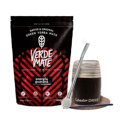 Zestaw Yerba  Verde Mate 500g 0,5kg Tykwa Drive