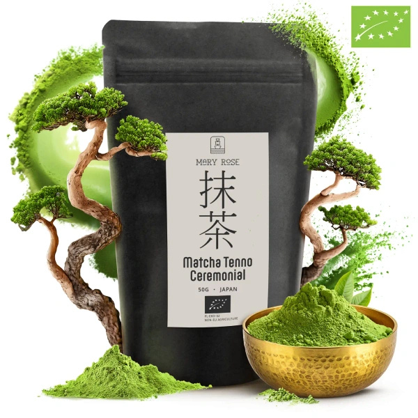 Mary Rose – Japońska Herbata Zielona Matcha Tenno (BIO) Ceremonialna 50 g