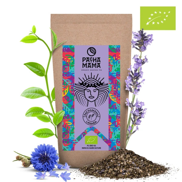 Guayusa Pachamama Lavanda – organiczna z lawendą – 250g