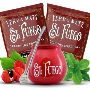 Zestaw Yerba Mate El Fuego NAJMOCNIEJSZA Energia
