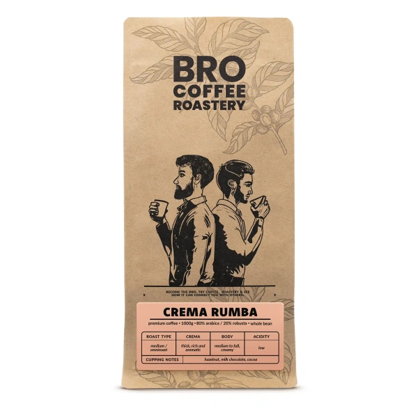 Bro Coffee Roastery – Kawa ziarnista Crema Rumba 1 kg