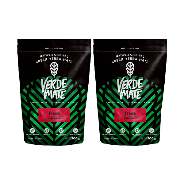 Yerba Verde Mate Green FRESA Truskawkowa 1kg 1000g