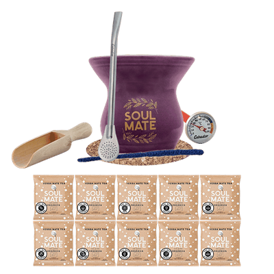 Zestaw Yerba Soul Mate 500g Tykwa Bombilla 10x50g