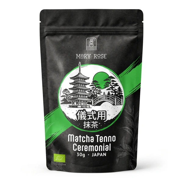 Mary Rose – Japońska Herbata Zielona Matcha Tenno (BIO) Ceremonialna 30 g