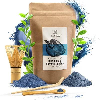Zestaw Blue Matcha + Chasen i Chashaku
