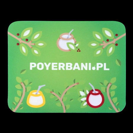 Podkładka pod mysz z logo PoYerbani