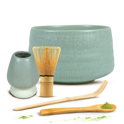 Zestaw akcesoriów do parzenia herbaty matcha