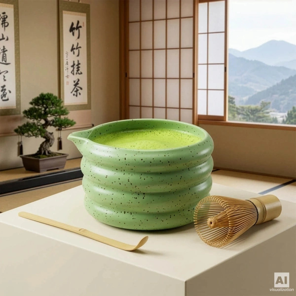 Zestaw prezentowy: akcesoria do parzenia herbaty matcha Midori