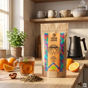 Zestaw Guayusa Pachamama Citrus 100g + Matero + Bombilla