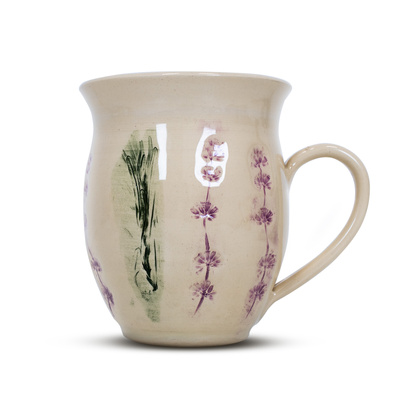 Kubek Ceramiczny Flora Pink 350 ml – seria Crater