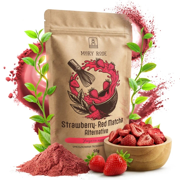 Zestaw prezentowy do przygotowania Red Matcha - akcesoria Yoru