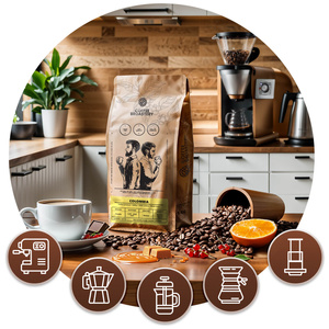 Bro Coffee Roastery - Kawa ziarnista Colombia Medellin Premium 400 g