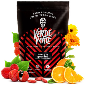 Zestaw prezentowy Yerba Mate: Verde Mate Energía Guaraná + tykwa + bombilla