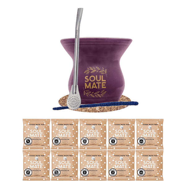 Zestaw Yerba Soul Mate 500g Tykwa Bombilla 10x50g
