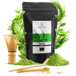 Zestaw PREMIUM do parzenia herbaty matcha: japońska matcha BIO premium 30g + akcesoria