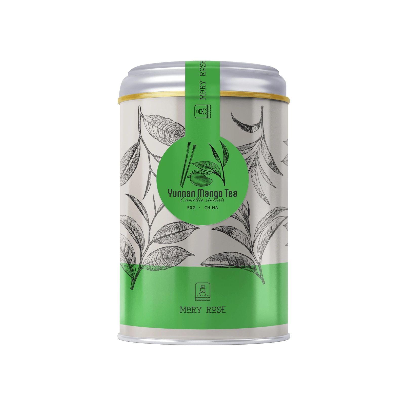 Szczegóły herbaty Mary Rose Yunnan Mango