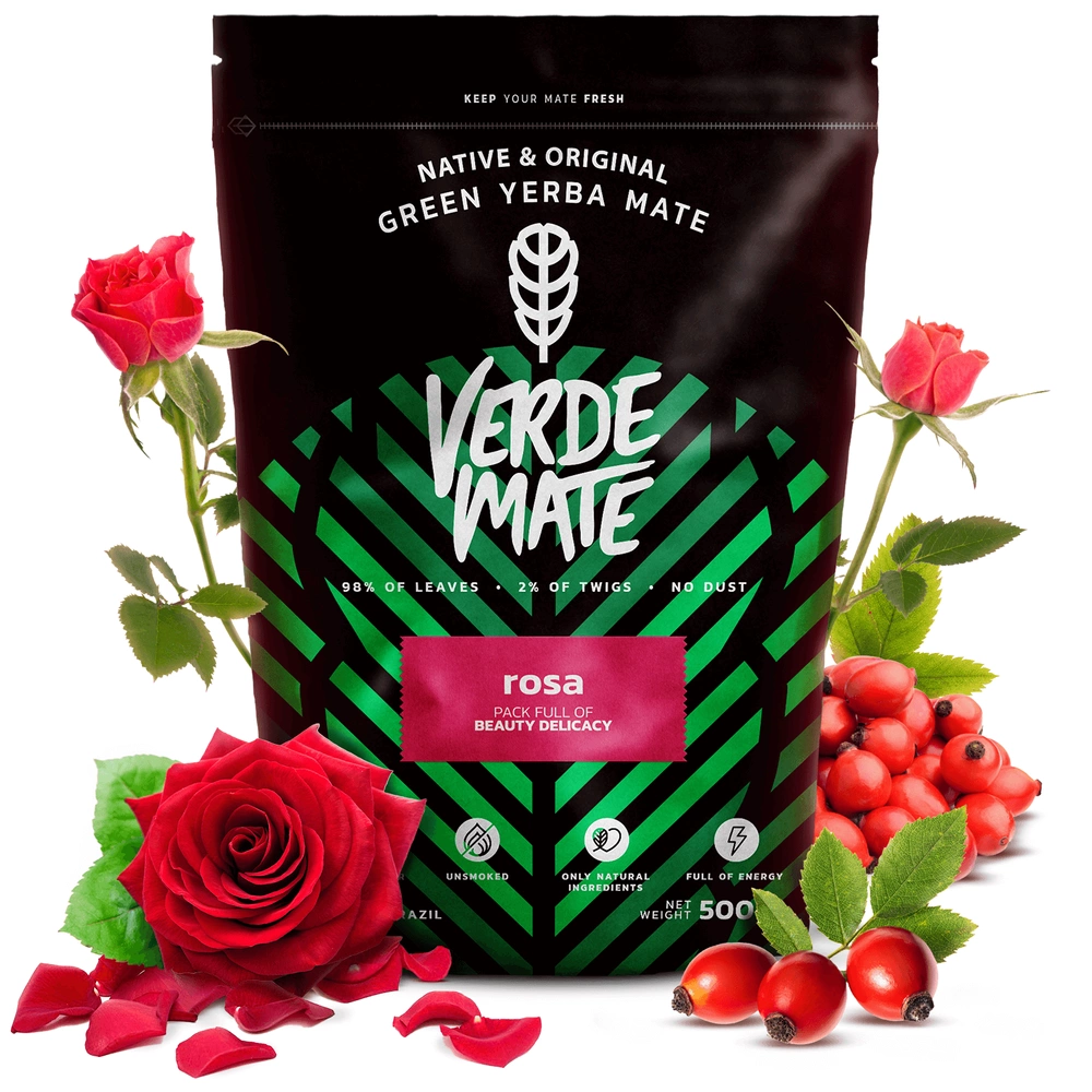 Verde Mate Green Rosa - Zbliżenie