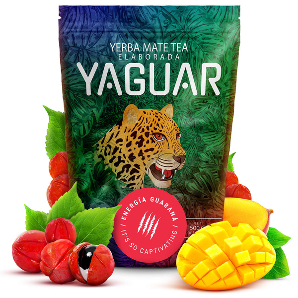 Zestaw Yerba Mate Yaguar 500g 0,5kg Yerbomos XL + Matero + Bombilla