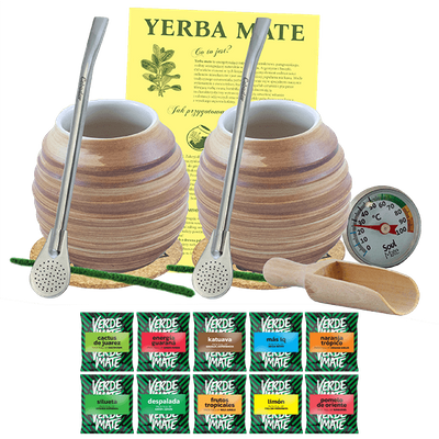 Zestaw yerba mate dla pary 10x50g