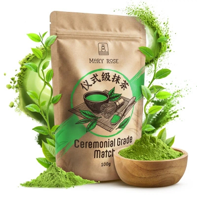 Mary Rose – Chińska Herbata Zielona Matcha Ceremonialna 100 g