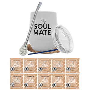 Zestaw Yerba Mate: próbki Soul Mate 10x50g + TermoLid + Bombilla