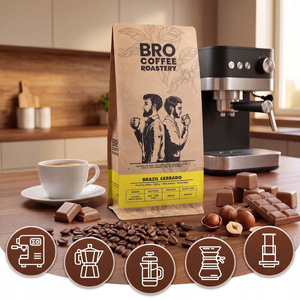 Zestaw kawa Bro Coffee Roastery Brazil Samba + Brazil Cerrado 2x1kg (2kg)