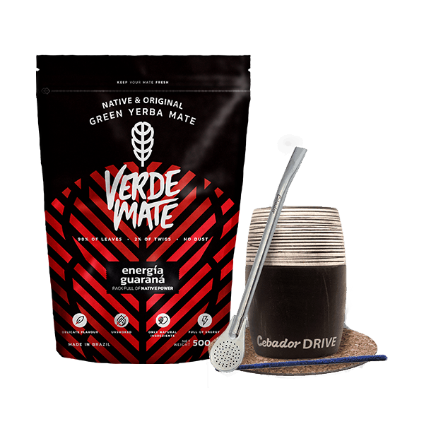 Zestaw Yerba  Verde Mate 500g 0,5kg Tykwa Drive