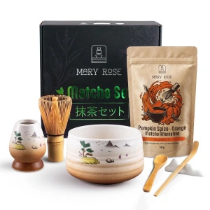 Zestaw prezentowy do przygotowania Orange Matcha