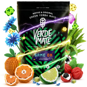 Zestaw gamingowy Yerba Mate: Verde Mate Game On 400g 0,4kg + Matero + Bombilla 