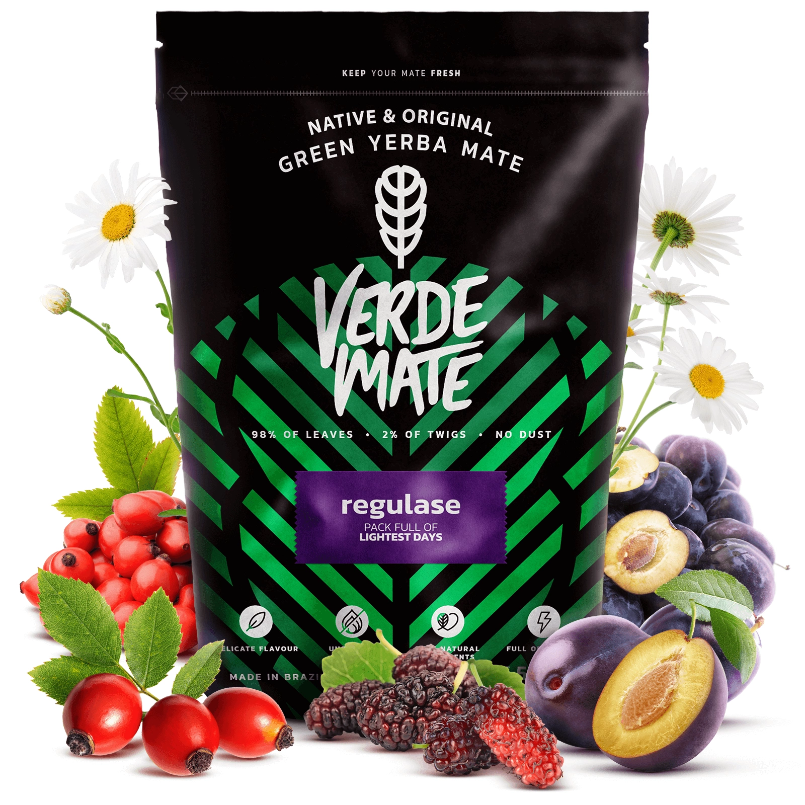 Verde Mate Green Regulase - Zbliżenie