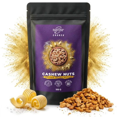 Nustino Crunch – prażone orzechy nerkowca – Golden Salted Butter 100 g