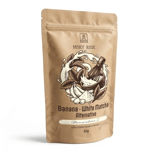 Mary Rose – White Matcha Alternative – Banan (w proszku) 50 g