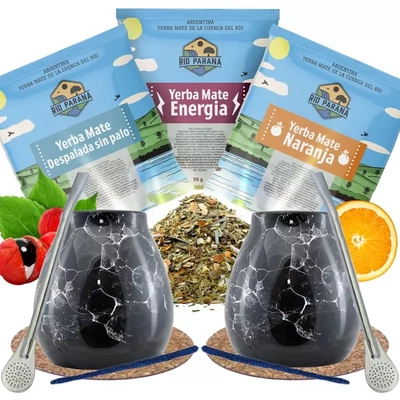 Zestaw Yerba Mate Matero bombilla DLA DWOJGA
