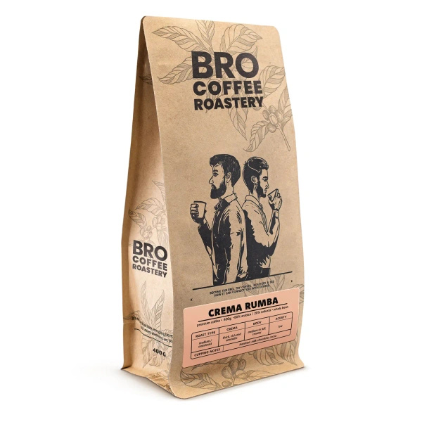 Bro Coffee Roastery – Kawa ziarnista Crema Rumba 400 g