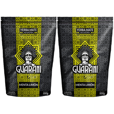 Yerba Mate Guarani Menta Limon 2x500g Miętowa 1kg