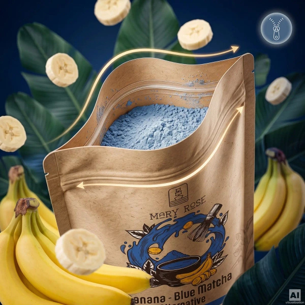 Mary Rose – Blue Matcha Alternative – Banan (w proszku) 100 g