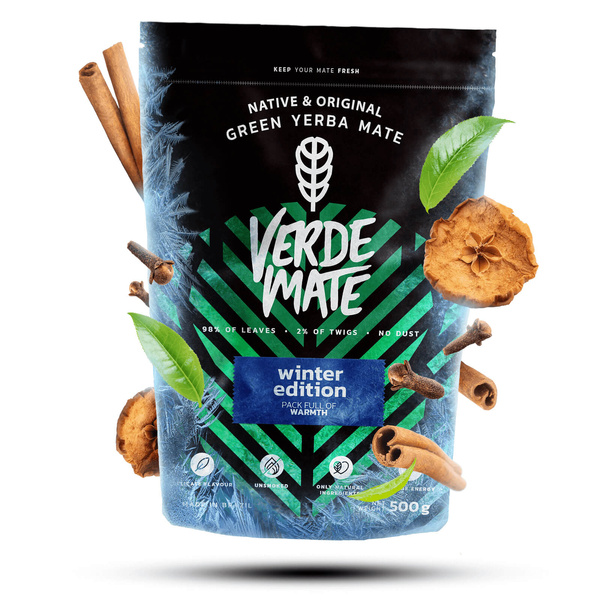 Zimowy Zestaw Yerba Mate Verde Mate El Fuego 2x500g + akcesoria