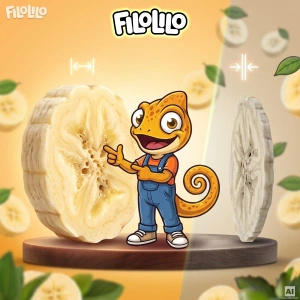 FiloLilo – Banan liofilizowany (plastry) 20 g