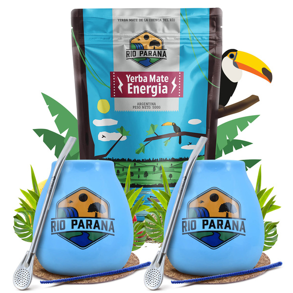 Zestaw Startowy dla dwojga Yerba Mate Rio Parana 500g