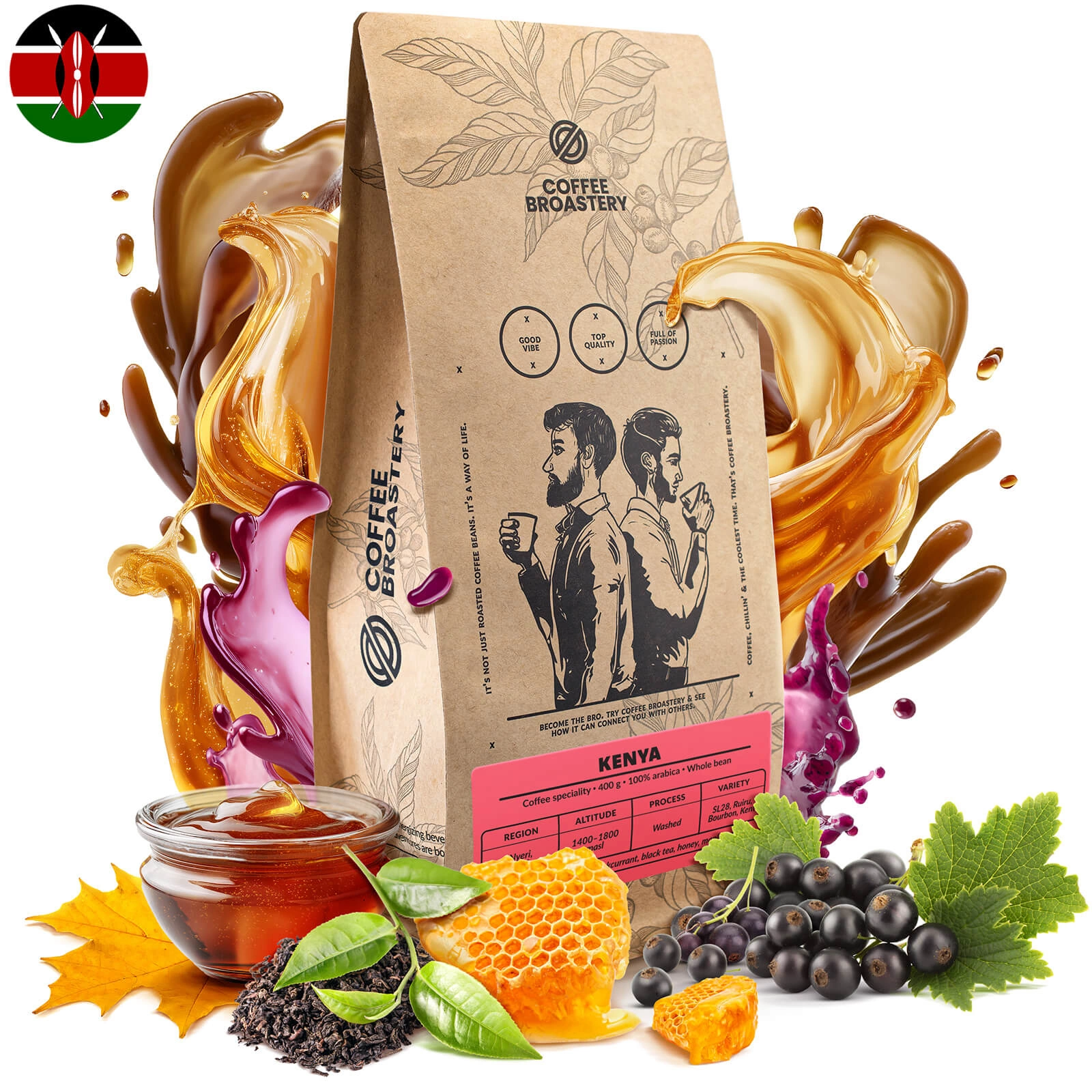 Opakowanie kawy Coffee Broastery Kenya Nyeri Speciality