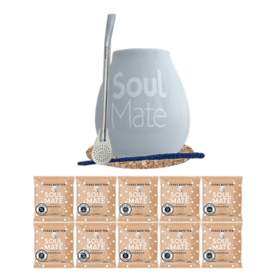 Zestaw Yerba Soul Mate 500g 10x50g Tykwa Bombilla