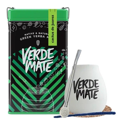 Zestaw Yerbera Verde Mate Cactus de Juarez 0,5kg